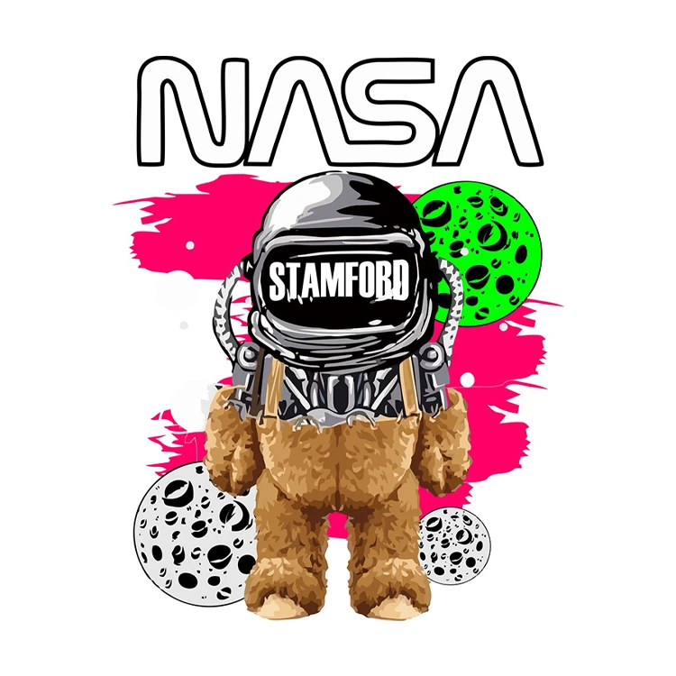 استیکر پارچه و لباس پاد آفرین مدل ناسا کد 1288