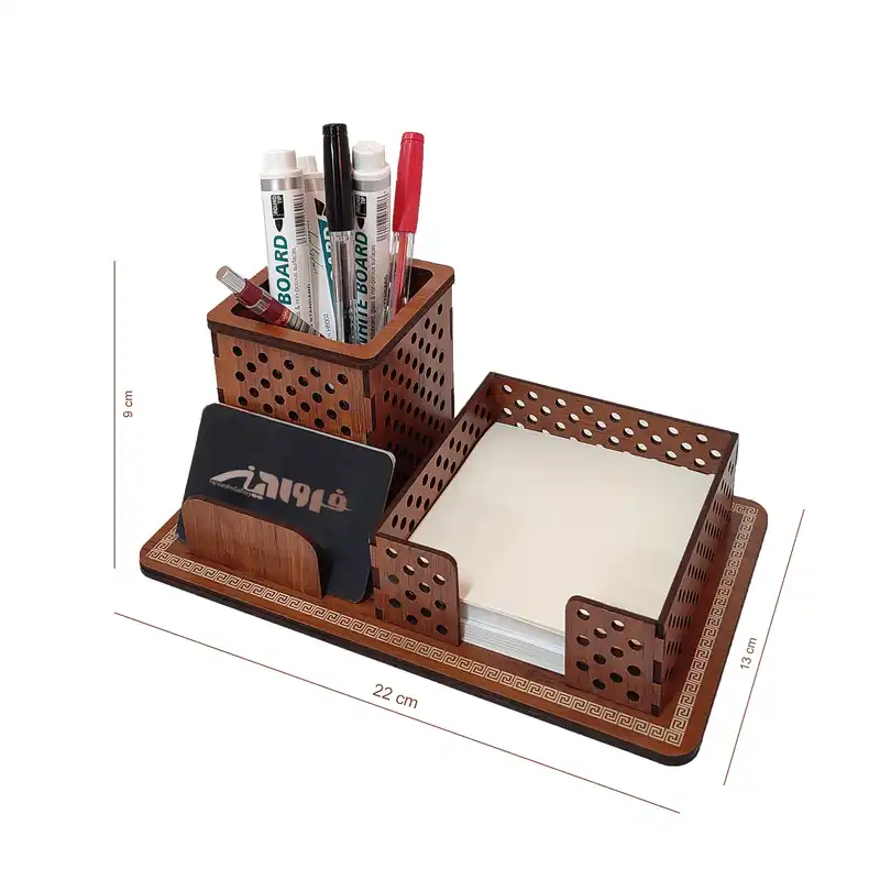 استند لوازم اداری رومیزی مدل فروردین بسته 2 عددی