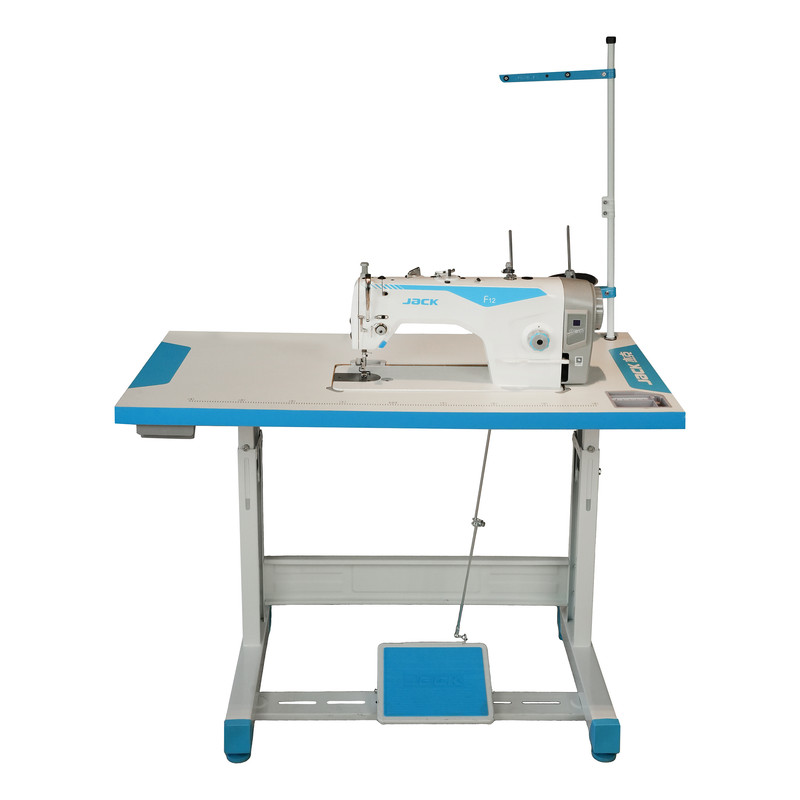چرخ خیاطی صنعتی راسته دوز جک مدل F12 به همراه میز و پایه
