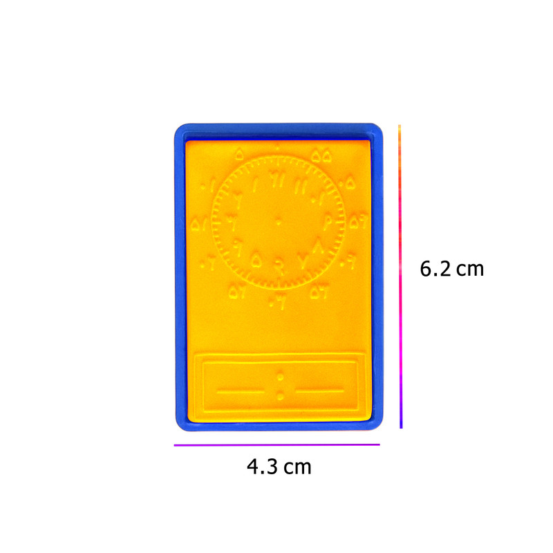 بازی آموزشی مدل مهر ساعت کد DSB بسته 2 عددی
