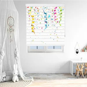 پرده زبرا زیو مدل Kids-10 سایز 100x150 سانتی متر