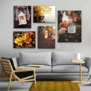 تابلو شاسی بکلیت طرح دکوراتیو هوا ی پاییزی مدل SH-670 مجموعه 5 عددی