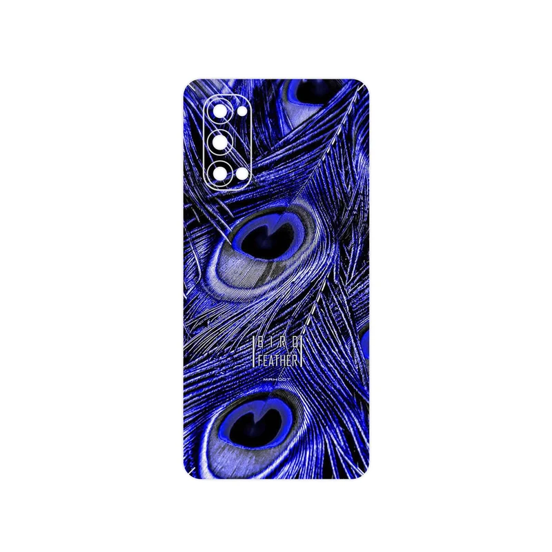 برچسب پوششی ماهوت مدل Purple Feather مناسب برای گوشی موبایل اپو Reno4 Pro 5G