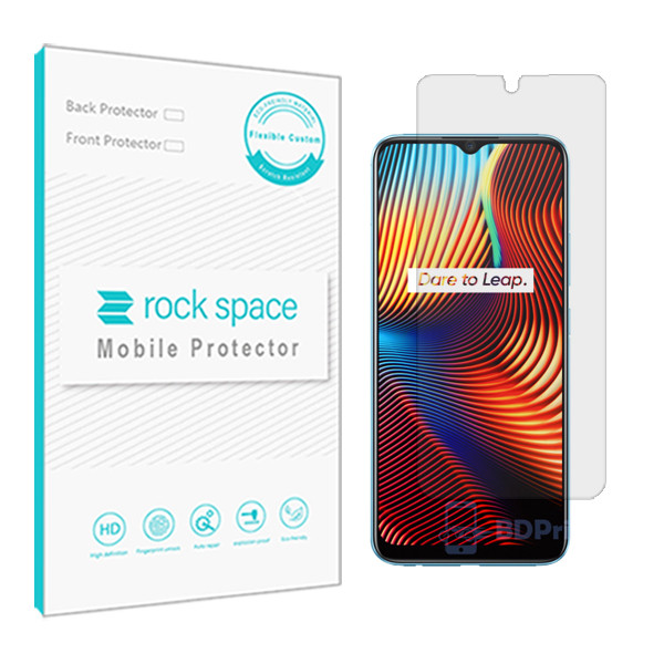 محافظ صفحه نمایش شفاف راک اسپیس مدل Hygel مناسب برای گوشی موبایل ریلمی 7i global