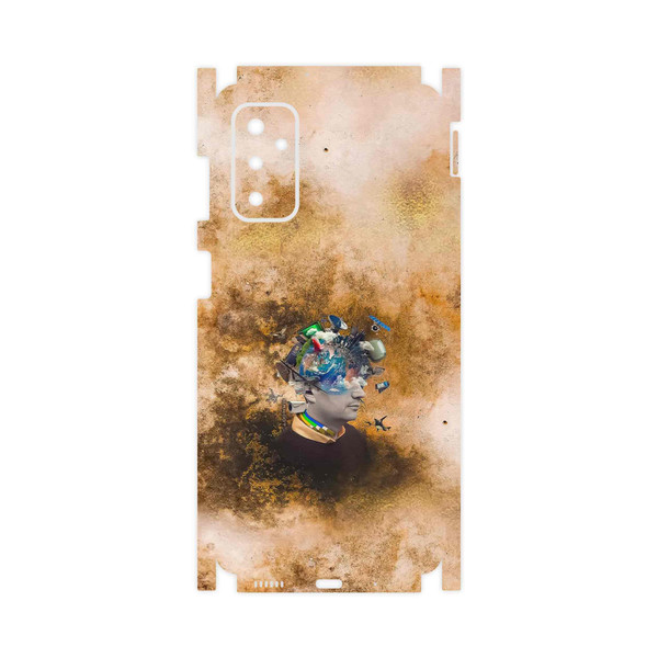 برچسب پوششی ماهوت مدل Collage of surreal Portrait of Men-FullSkin مناسب برای گوشی موبایل سامسونگ Galaxy M52 5G