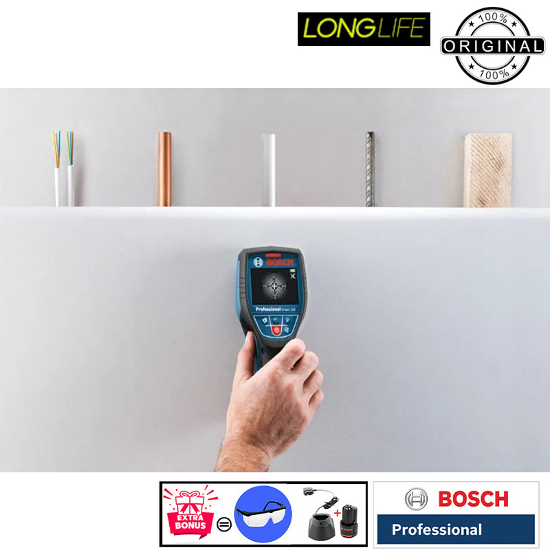 ردیاب دیجیتالی بوش مدل فوق تخصصی D-Tect 120 Advanced Radar + Battery 12 V Li