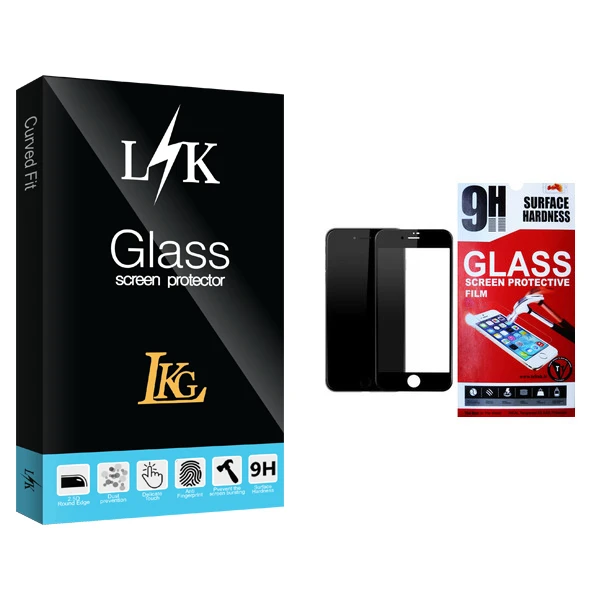 محافظ صفحه نمایش ال کا جی مدل LK Glass مناسب برای گوشی موبایل اپل Iphone 8Plus