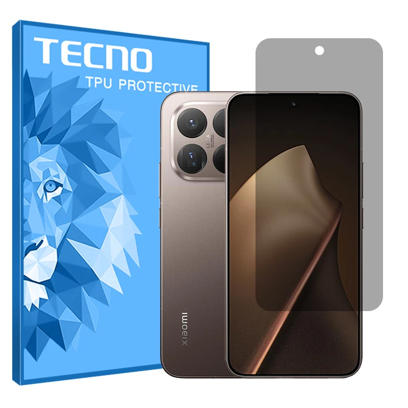 محافظ صفحه نمایش حریم شخصی تکنو مدل Resistant مناسب برای گوشی موبایل شیائومی 15T Pro