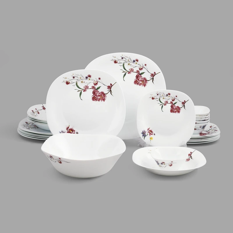 سرویس غذاخوری اوپال 26 پارچه 6 نفر دینو مدل بارانک