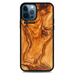 AKAM AMC-WA12PROMAX-WOOD-25 Cover For Apple iPhone 12 Pro Max