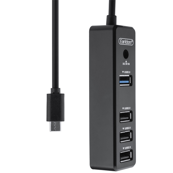 هاب 4 پورت USB ارلدام مدل ET-HUB08