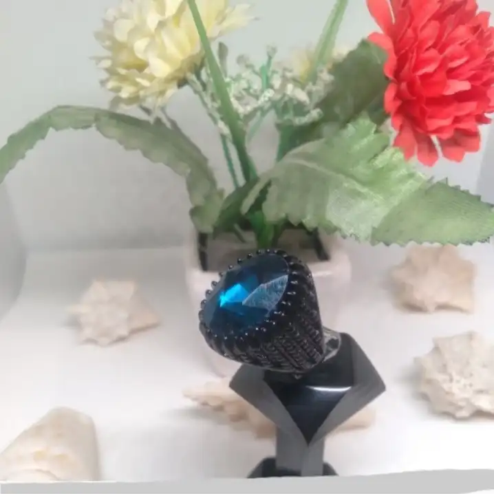 انگشتر مردانه مدل یاقوت