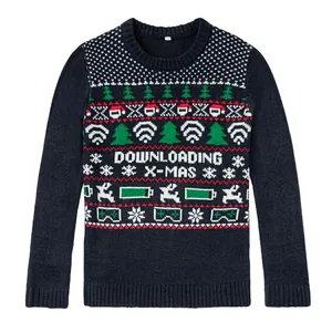 پلیور پسرانه پیپرتس مدل  رقص نور دار X-MAS کد 04-06