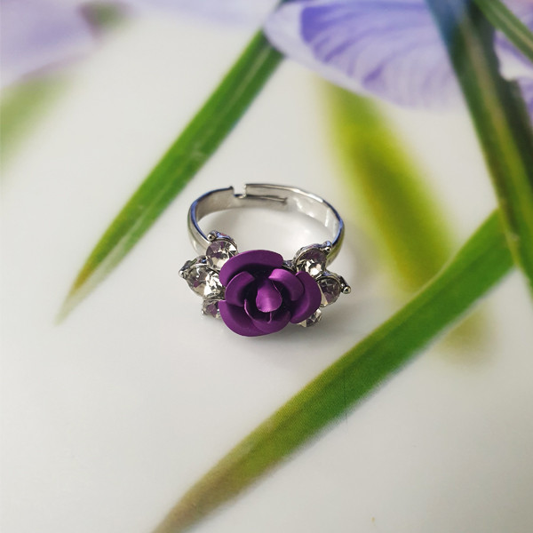 انگشتر دخترانه مدل رز کد ANZ 88