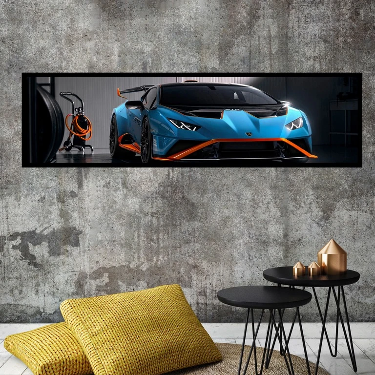 تابلو بکلیت طرح اتومبیل ماشین لامبورگینی مدل کشیده B-7881