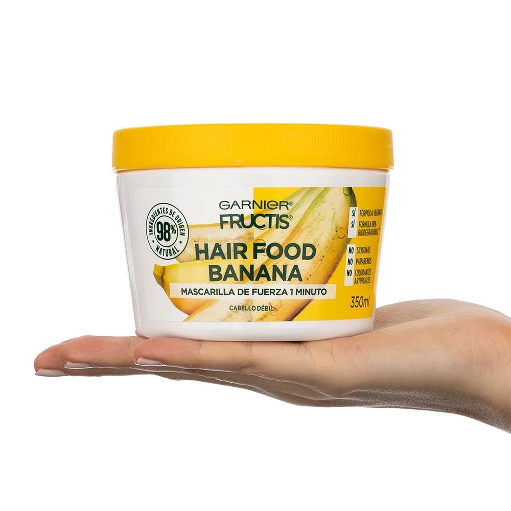 ماسک مو گارنیه مدل Hair Food Banana حجم 350 میلی لیتر -  - 2