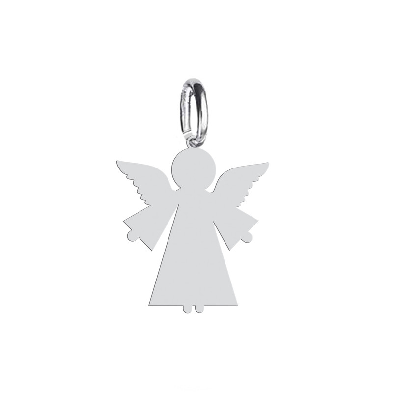 آویز گردنبند نقره هایکا طرح فرشته مدل n.ha 346