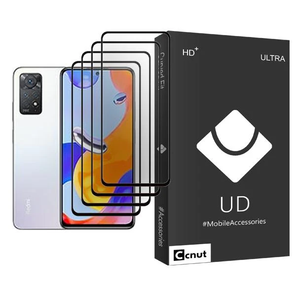 محافظ صفحه نمایش کوکونات مدل UDB Ultra MIX004 مناسب برای گوشی موبایل شیائومی Redmi Note 11 Pro بسته چهار عددی
