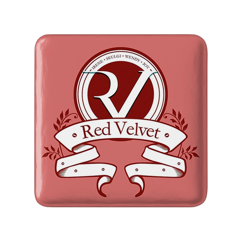 مگنت خندالو طرح گروه رد ولوت Red Velvet  مدل مربعی کد 19690