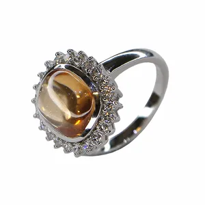 انگشتر نقره زنانه مدل سان لایت کد SR022