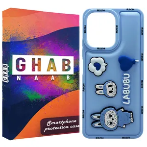 کاور قاب ناب مدل فانتزی دخترانه طرح Labubu مناسب برای گوشی موبایل شیائومی Redmi Note 12 4G