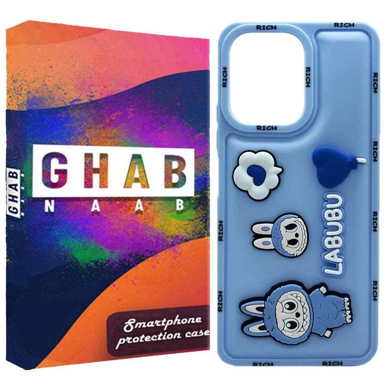کاور قاب ناب طرح فانتزی دخترانه مدل Labubu مناسب برای گوشی موبایل شیائومی Redmi 13 4G / Poco M6 4G