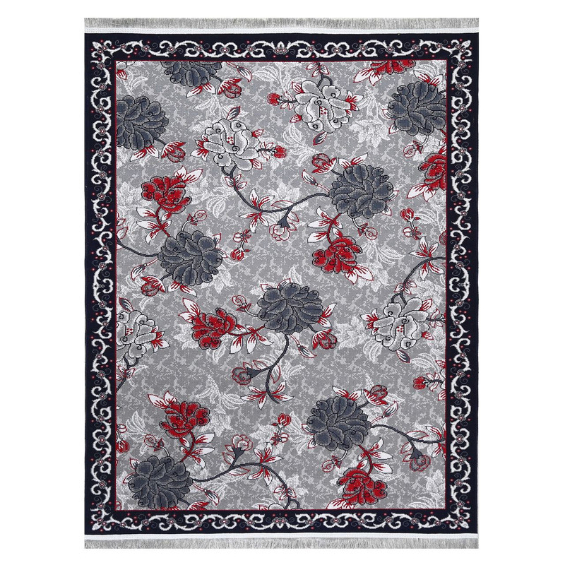 گلیم ماشینی دنیای فرش مدل گلریز کد 30 گلیم ماشینی دنیای فرش مدل گلریز کد 30