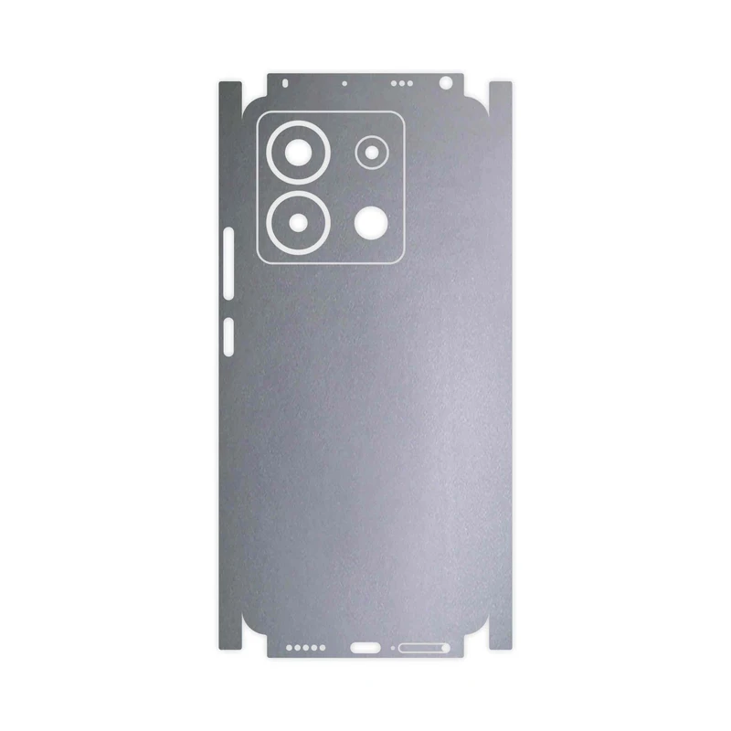 برچسب پوششی ماهوت مدل Matte-Silver-FullSkin مناسب برای گوشی موبایل شیائومی Redmi Note 13 Pro 5G
