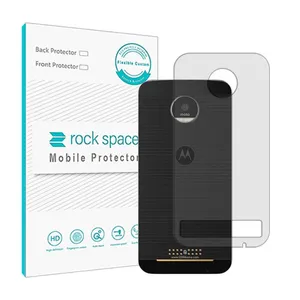 Transparent Rockspace HyGEL phone back protector suitable for Motorola Moto Z mobile phone