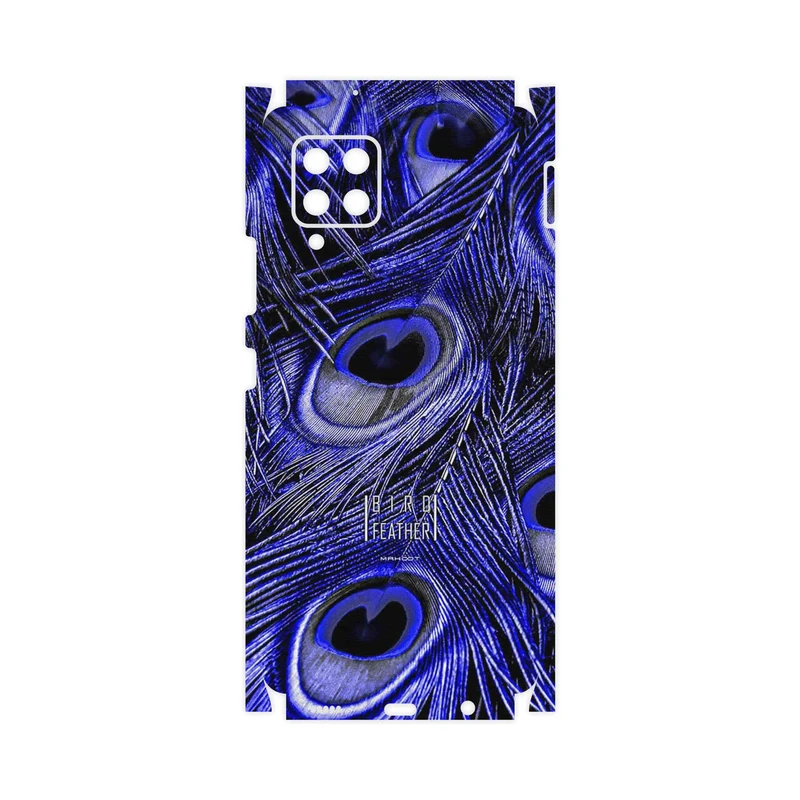 برچسب پوششی ماهوت مدل Purple Feather-FullSkin مناسب برای گوشی موبایل سامسونگ Galaxy A42