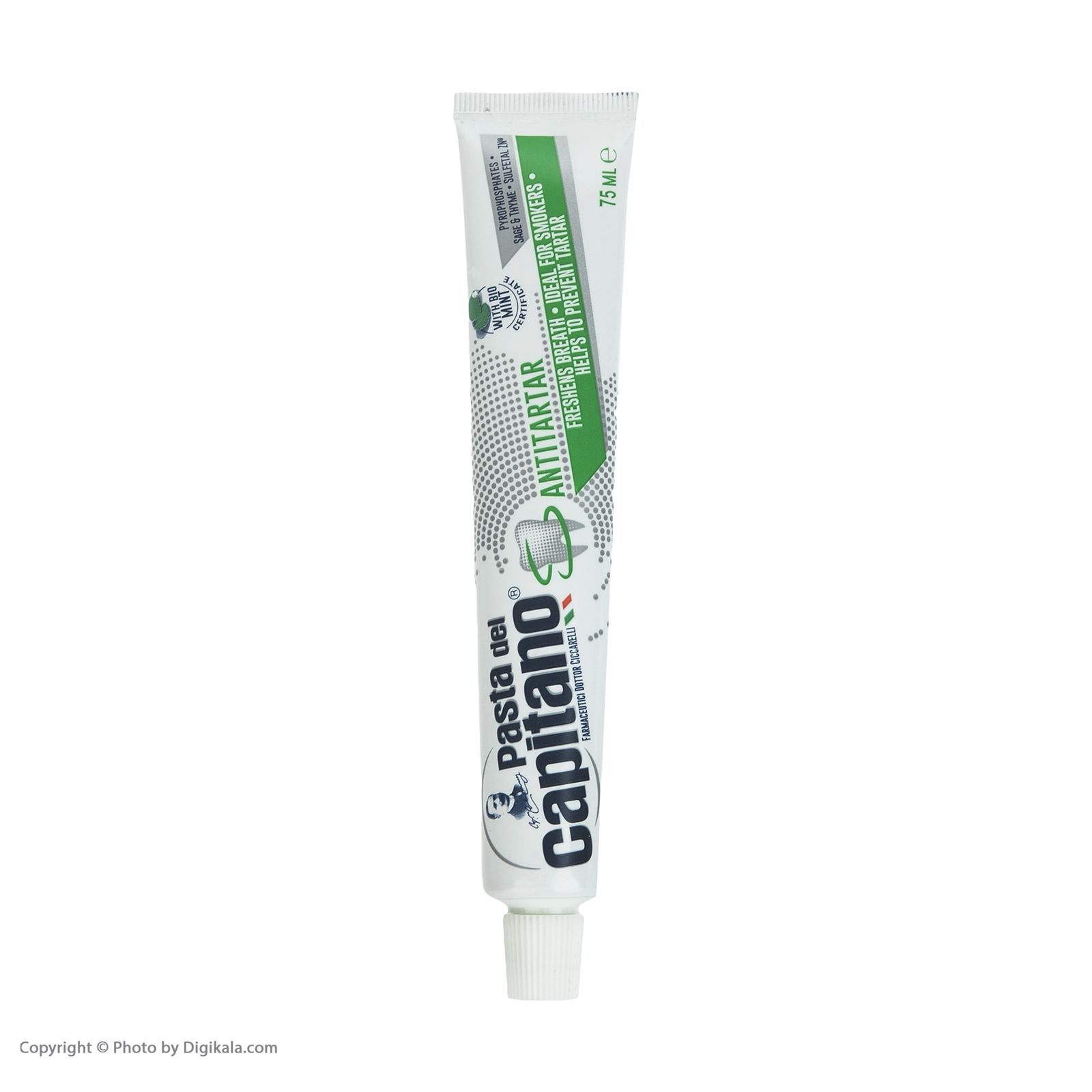 خمیر دندان پاستا دل کاپیتانو مدل Anti Tartar حجم 75 میلی لیتر - - 4