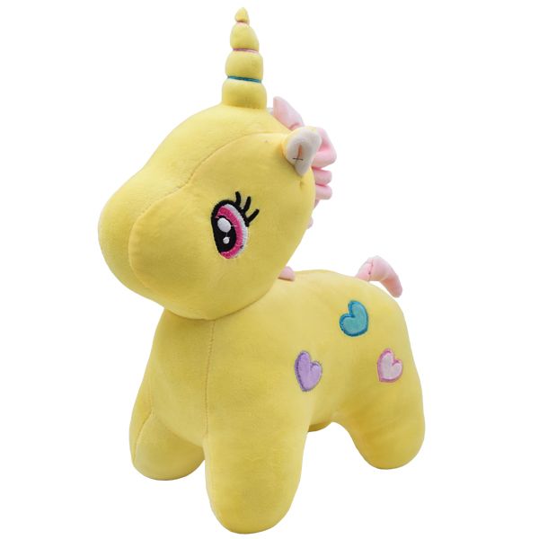 عروسک طرح اسب تک شاخ مدل یونیکورن ارتفاع 37 سانتی متر - - 14