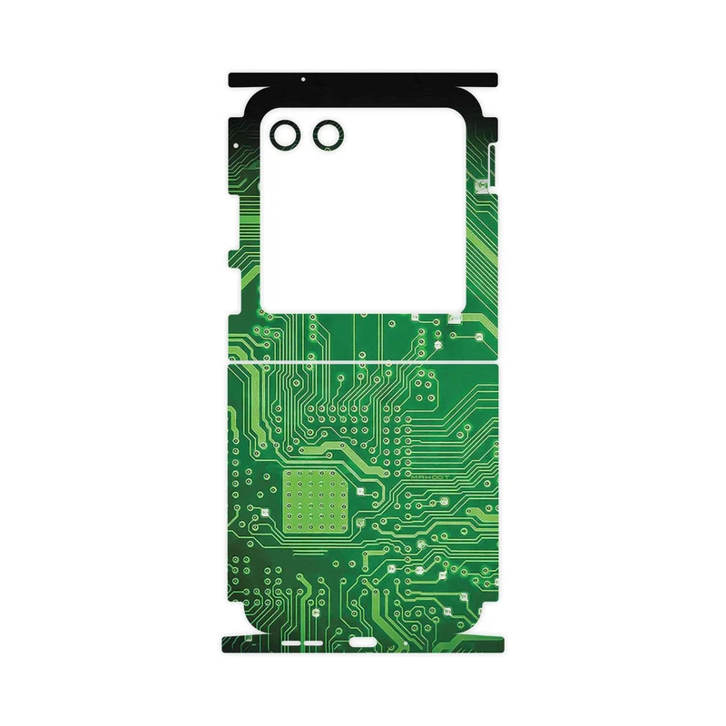برچسب پوششی ماهوت مدل Green_Printed_Circuit_Board-FullSkin مناسب برای گوشی موبایل موتورولا Razr 40 Ultra