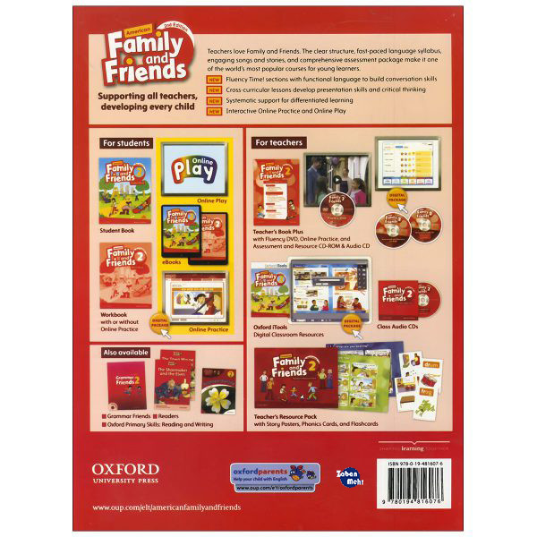 کتاب American Family and Friends 2 اثر Naomi Simmons انتشارات زبان مهر کتاب American Family and Friends 2 اثر Naomi Simmons انتشارات زبان مهر