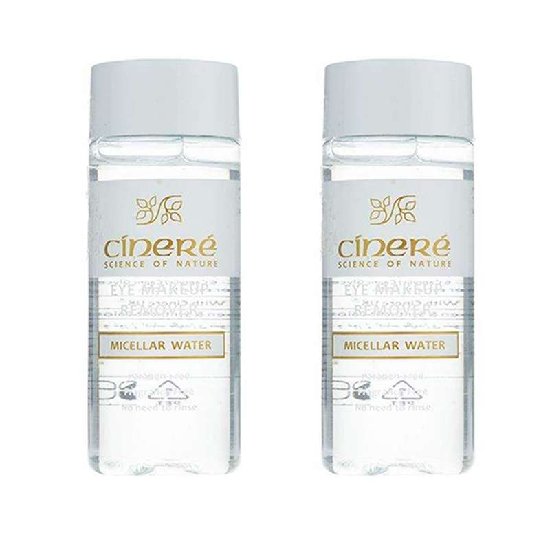 لوسیون پاک کننده آرایش چشم سینره مدل Micellar حجم 120 میلی لیتر مجموعه دو عددی