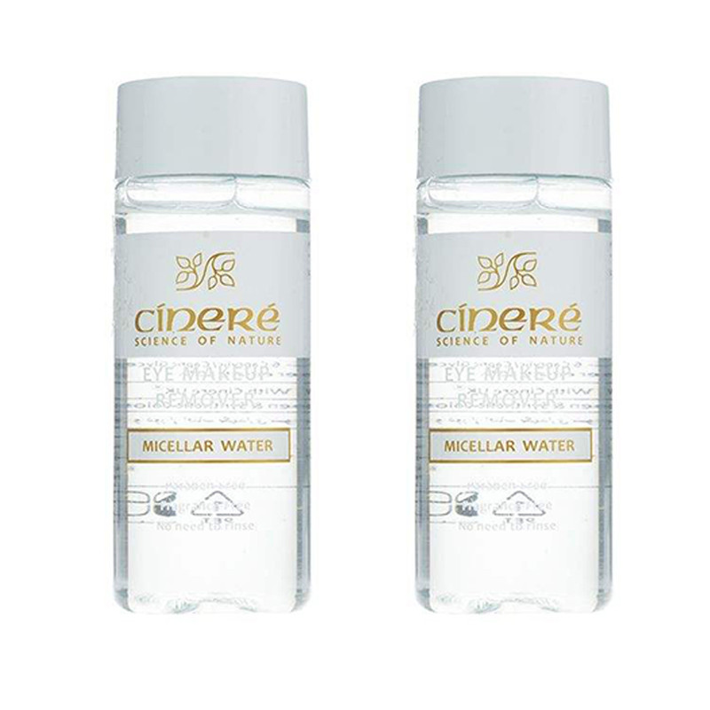 لوسیون پاک کننده آرایش چشم سینره مدل Micellar حجم 120 میلی لیتر مجموعه دو عددی