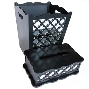 ست سطل و جای دستمال کاغذی مدل 190