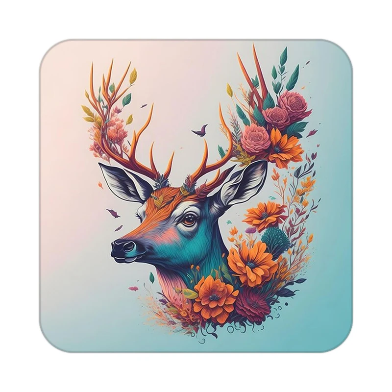 زیر لیوانی کاکتی طرح حیوانات رنگی مدل mp26994