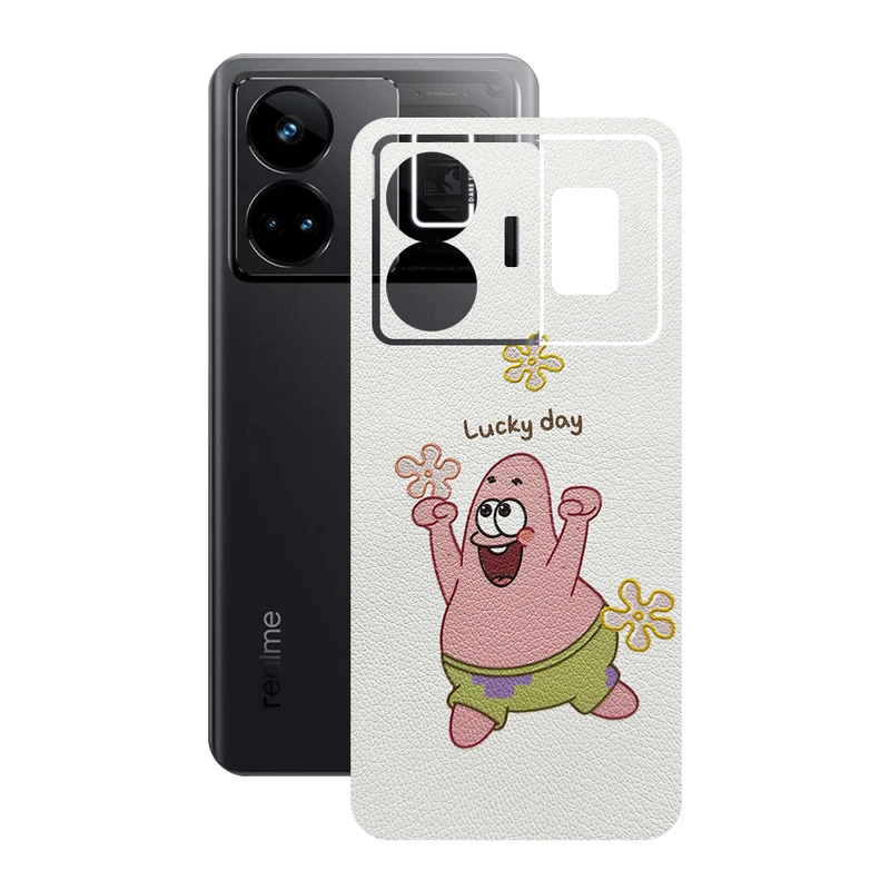 برچسب پوششی ریمکس مدل Leth طرح پاتریک مناسب برای گوشی موبایل ریلمی GT3