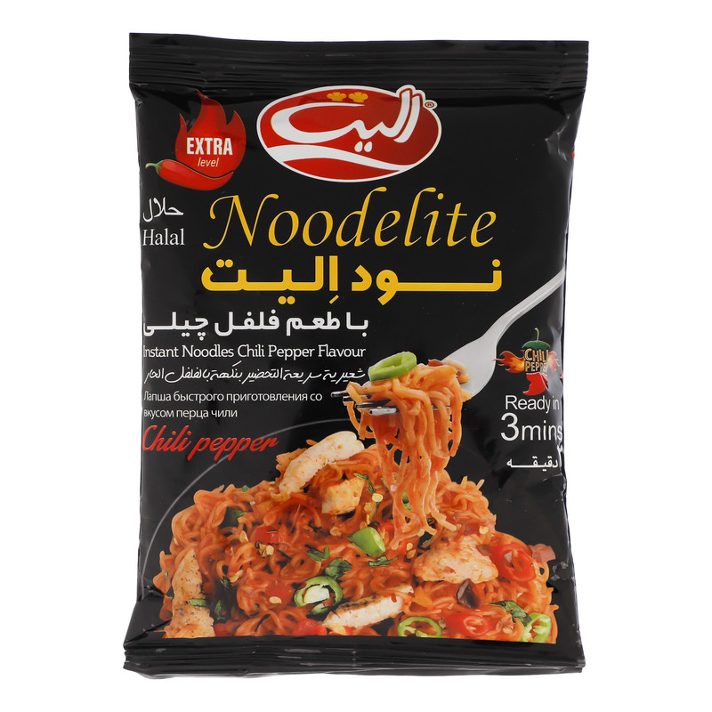 نودل با طعم فلفل چیلی الیت - 70 گرم 