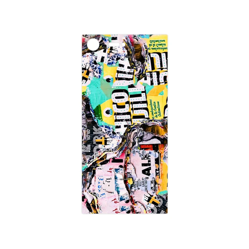 برچسب پوششی ماهوت مدل Collage of Teared Paper مناسب برای گوشی موبایل سونی Xperia XZ Premium