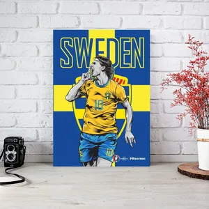 تابلو شاسی گلاک مدل ورزشی طرح زلاتان ابراهیموویچ کد FS62