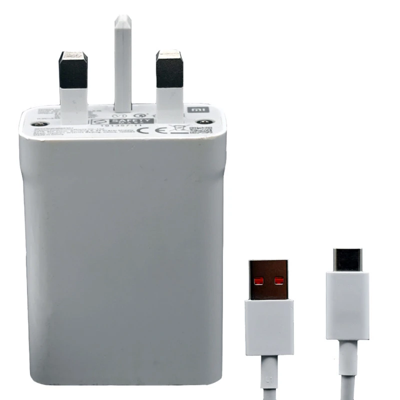 آداپتور شارژر شیائومی مدل MDY_11_EY به همراه کابل تبدیل USB-C