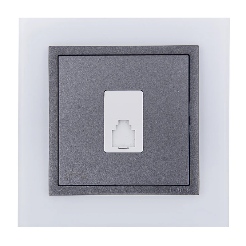 پریز تلفن ایفاپل مدل LOGUS90 CRYSTAL کد 90910TCS/21252/90712