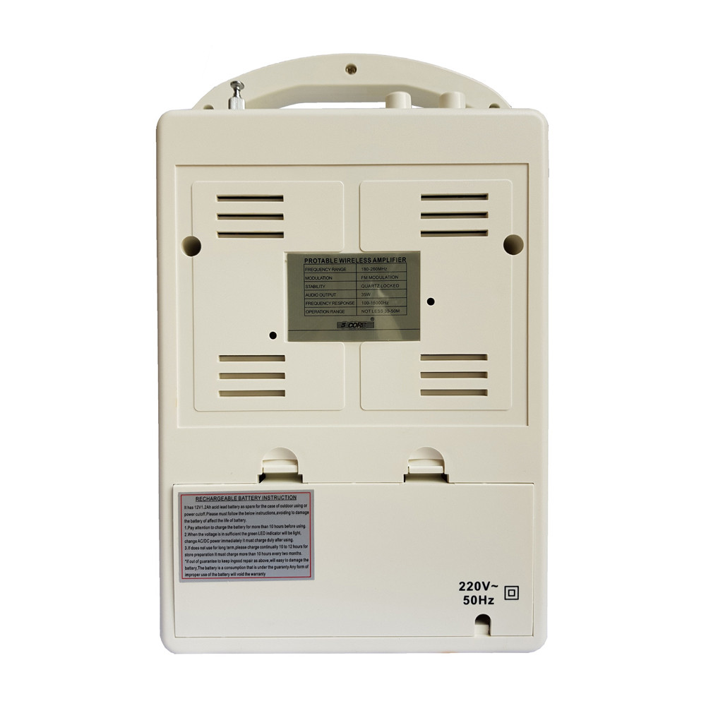 اکو پرتابل فایو کور مدل FC-117UB به همراه میکروفون