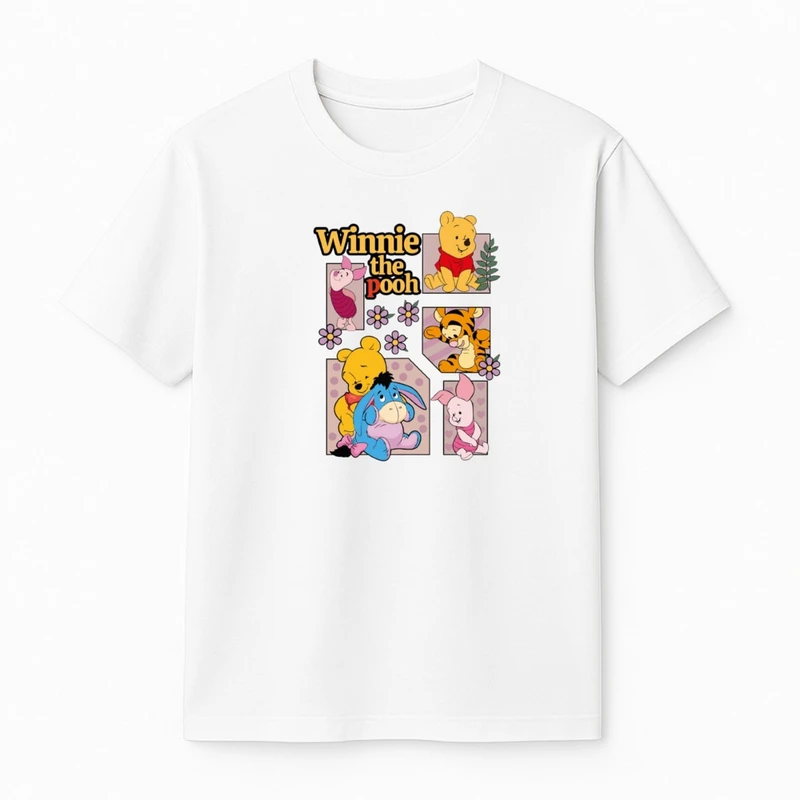 تی‌شرت آستین کوتاه پسرانه مدل پو و دوستان 