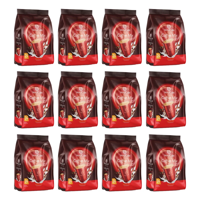کافی میکس 3 در 1 ونزکافه بسته 12 عددی
