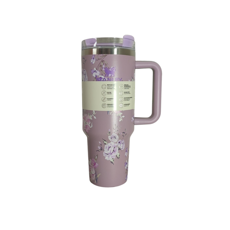 تراول ماگ مدل LOVESHACKFANCY QUENCHER H2.0 TUMBLER گنجایش 1.18 لیتر