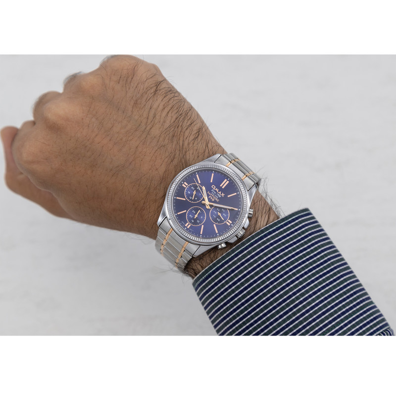 ساعت مچی عقربه‌ای مردانه اوماکس مدل OCSM001N034