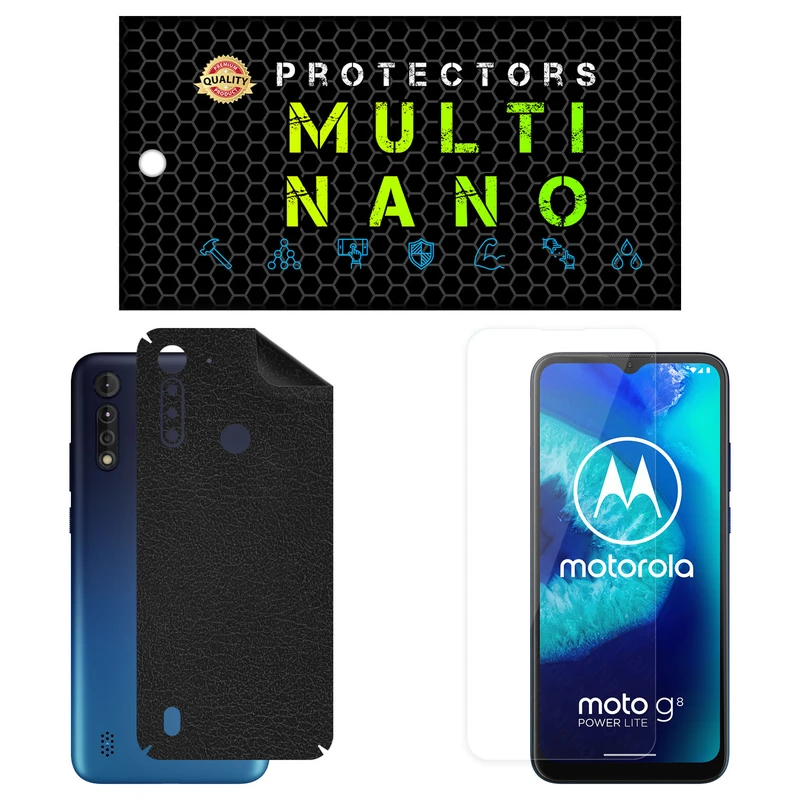 محافظ صفحه نمایش مولتی نانو مدل X-SFL مناسب برای گوشی موبایل موتورولا Moto G8 Power Lite به همراه برچسب پوششی